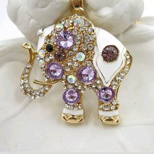 Betsey Johnson Jewelry - Stunning Betsey Johnson Elephant Sweater Necklace Betsey Johnson Jewelry - Stunning Betsey Johnson Elephant Sweater Necklace